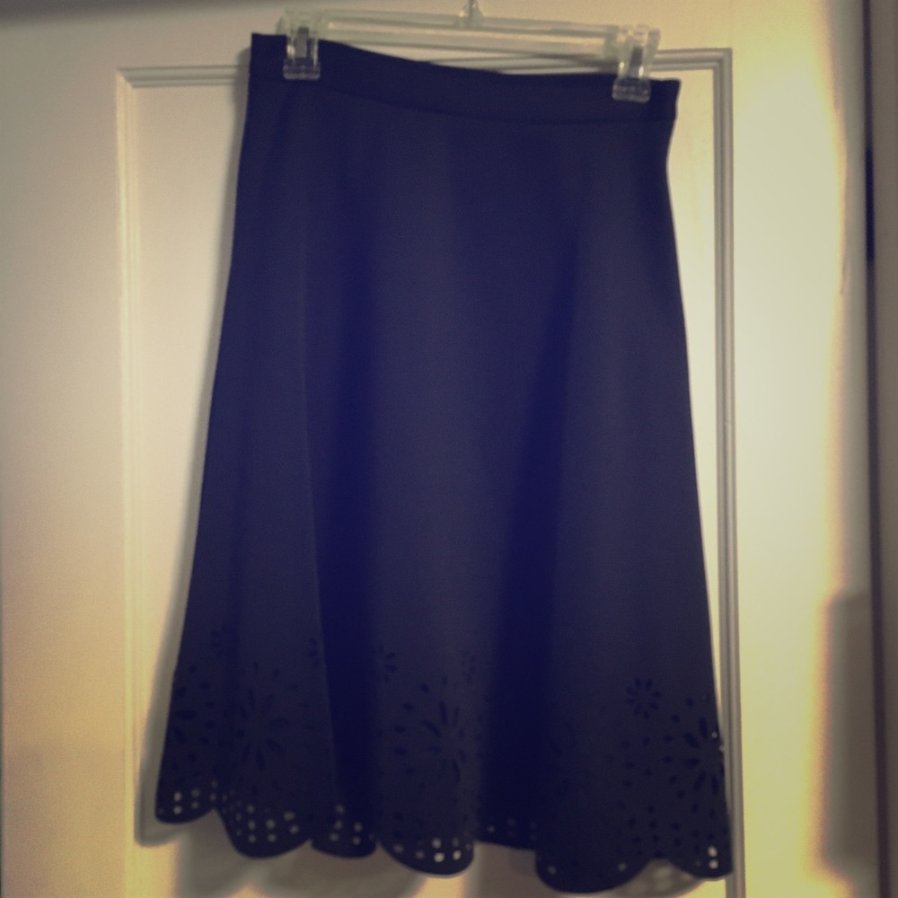 Black high waisted skirt